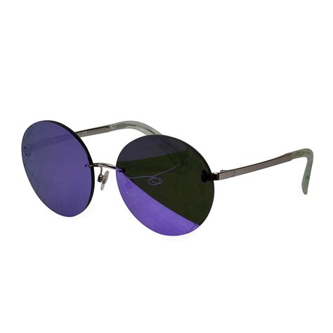 Chanel // Purple Metallic 4216 Round Sunglasses – VSP 